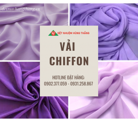 VẢI CHIFFON 3 - Chuyên dệt nhuộm, sản xuất và cung cấp sỉ