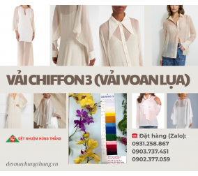 VẢI CHIFFON 3 (VẢI VOAN LUA)