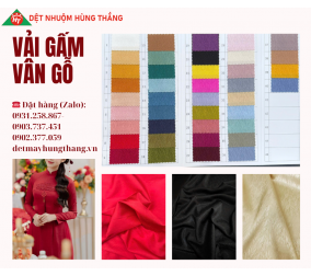 VẢI GẤM VÂN GỖ