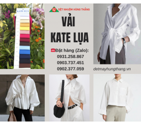 VẢI KATE LỤA 