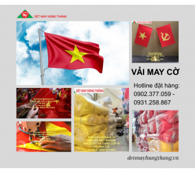 VẢI MAY CỜ 