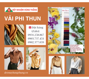 VẢI PHI THUN/ VẢI PHI CO GIÃN 