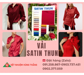 VẢI SATIN THUN 