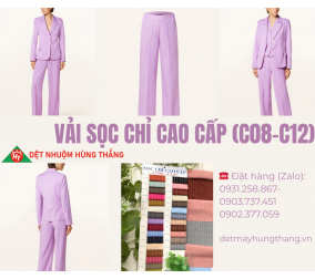 VẢI SỌC CHỈ  (KẺ SỌC, TUYTSI KẺ SỌC) CAO CẤP 0,8CM VÀ 1,2CM ĐÃ CÓ ĐỦ MÀU TRÊN BẢNG 
