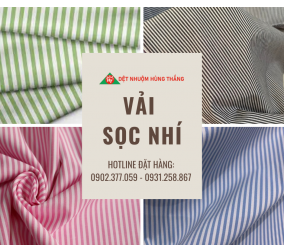 VẢI SỌC NHÍ 