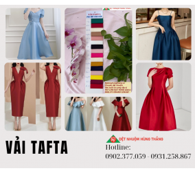 VẢI TAFTA (VẢI PHI MỜ CAO CẤP) 