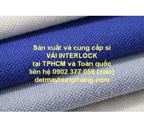  Vải thun Interlock