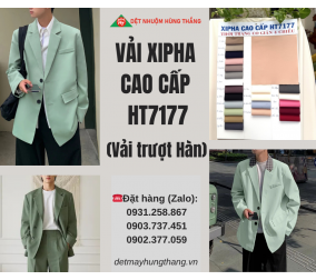 VẢI TRƯỢT HÀN (VẢI XIPHA CAO CẤP HT7177)