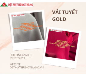 VẢI TUYẾT GOLD (VẢI TRƯỢT HOẶC VẢI TĂM LÌ)