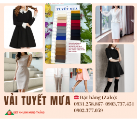 VẢI TUYẾT MƯA MAY BLAZER