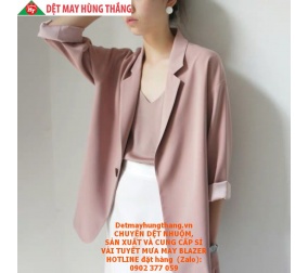 VẢI TUYẾT MƯA MAY BLAZER