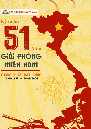 CHÚC MỪNG KỶ NIỆM 51 NĂM NGÀY GIẢI PHÓNG MIỀN NAM, THỐNG NHẤT ĐẤT NƯỚC 30/04/1975-30/04/2026