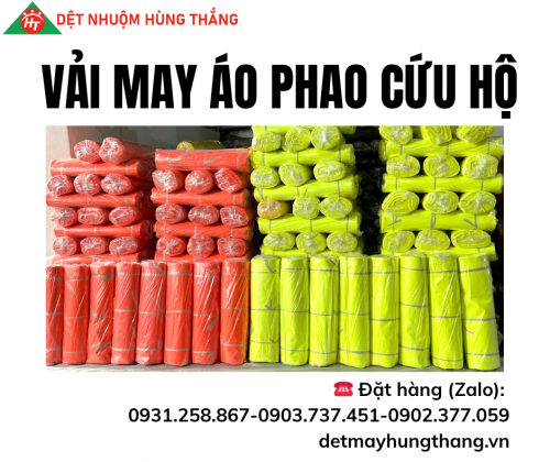 CHUYÊN SỈ VẢI MAY ÁO PHAO CỨU HỘ