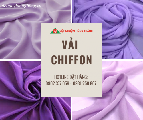 VẢI CHIFFON 3 - Chuyên dệt nhuộm, sản xuất và cung cấp sỉ