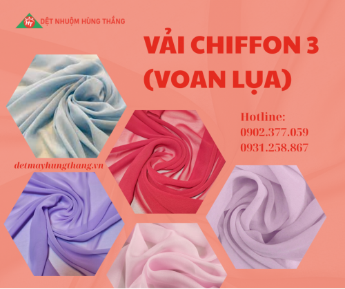 VẢI CHIFFON 3 (VẢI VOAN LUA)