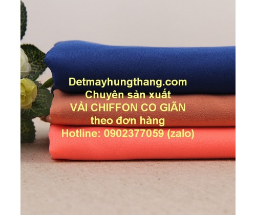 VẢI CHIFFON CO GIÃN CHUYÊN SỈ