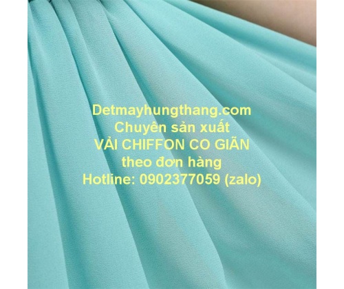 VÃI CHIFFON CO GIÃN