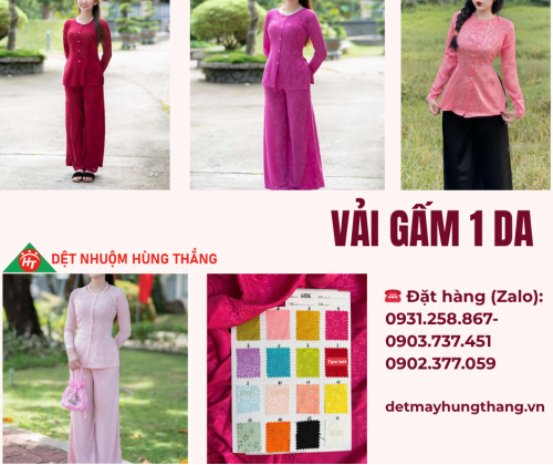VẢI GẤM 1 DA