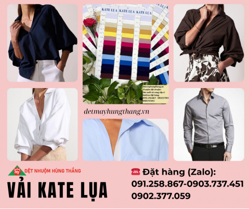 VẢI KATE LỤA 