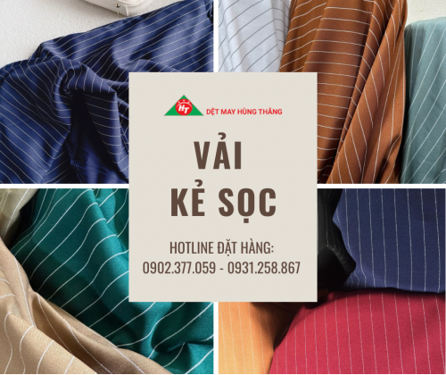 VẢI KẺ SỌC (VẢI TUYTSI KẺ SỌC)