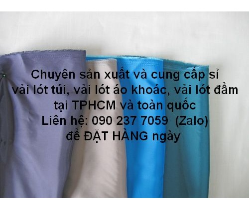 VẢI LÓT GIÁ XƯỞNG