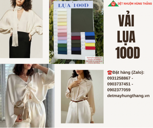 VẢI LỤA 100D