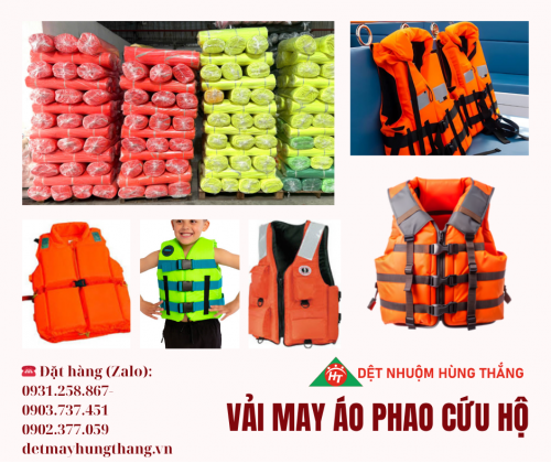 VẢI MAY ÁO PHAO CỨU HỘ