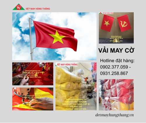 VẢI MAY CỜ 