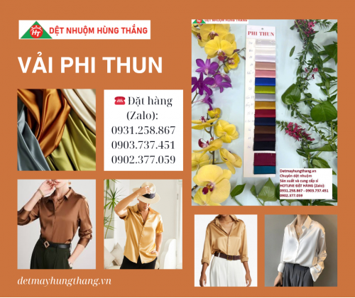 VẢI PHI THUN/ VẢI PHI CO GIÃN 
