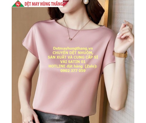 VẢI SATIN 01 CHUYÊN MAY ÁO KIỂU THỜI TRANG