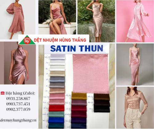 VẢI SATIN THUN 