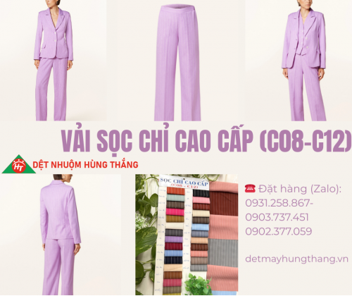 VẢI SỌC CHỈ  (KẺ SỌC, TUYTSI KẺ SỌC) CAO CẤP 0,8CM VÀ 1,2CM ĐÃ CÓ ĐỦ MÀU TRÊN BẢNG 