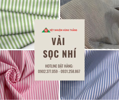 VẢI SỌC NHÍ 