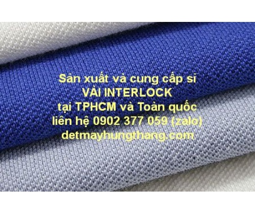  Vải thun Interlock