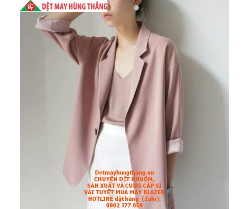 VẢI TUYẾT MƯA MAY BLAZER